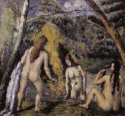 Trois baigneuses Paul Cezanne
